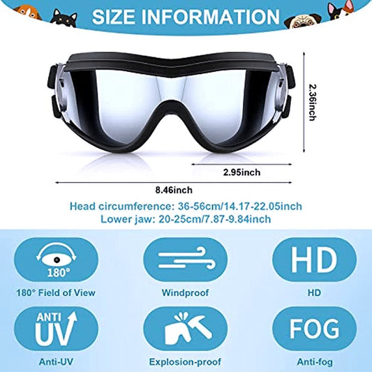 Dog Sunglasses and Wind Protection Helmet Set - My Puppy Fresh
