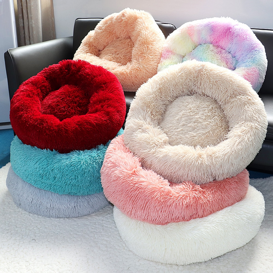 Donut Faux Fur Pet Bed - My Puppy Fresh