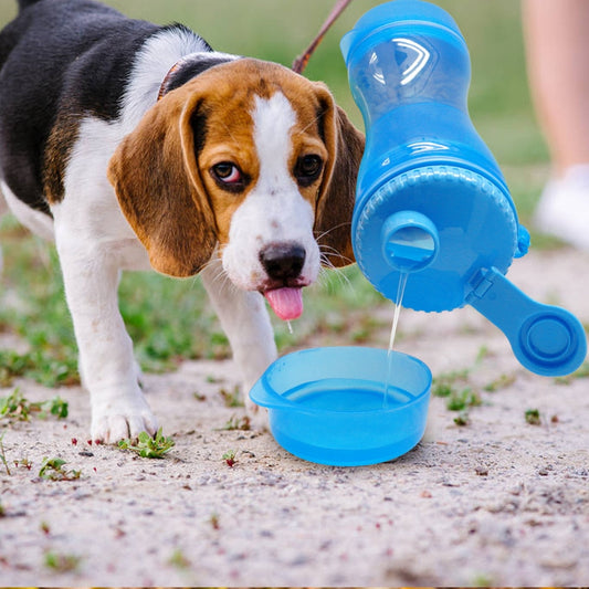 Dog 2 in 1 Water Bottle & Feeder - My Puppy Fresh