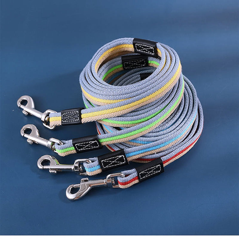 Non-Slip Rubber Nylon Dog Leash - My Puppy Fresh