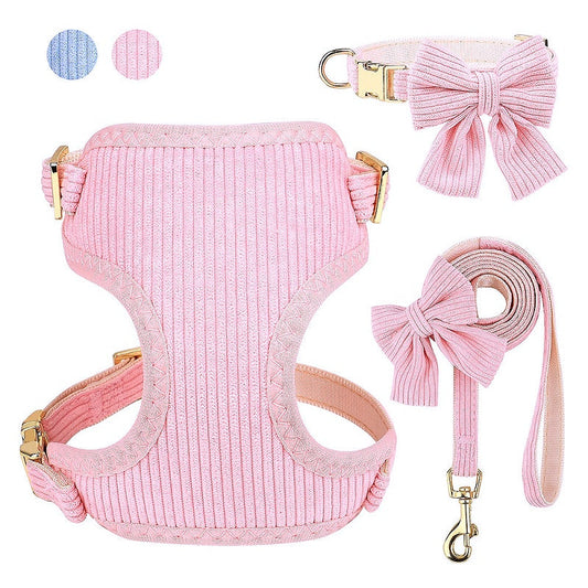Adorable Dog Harness Collar Leash Set - My Puppy Fresh