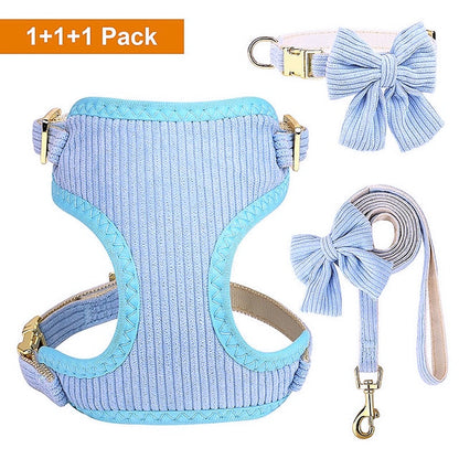 Adorable Dog Harness Collar Leash Set - My Puppy Fresh