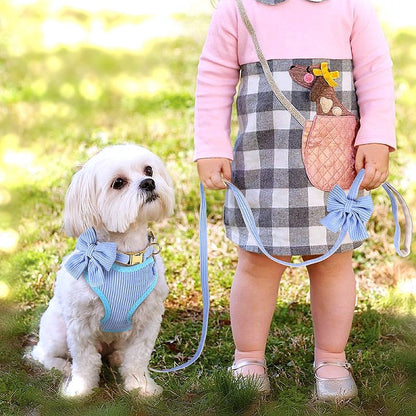 Adorable Dog Harness Collar Leash Set - My Puppy Fresh