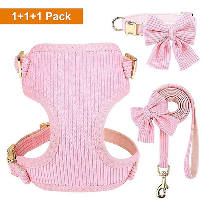 Adorable Dog Harness Collar Leash Set - My Puppy Fresh
