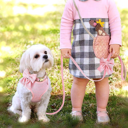 Adorable Dog Harness Collar Leash Set - My Puppy Fresh