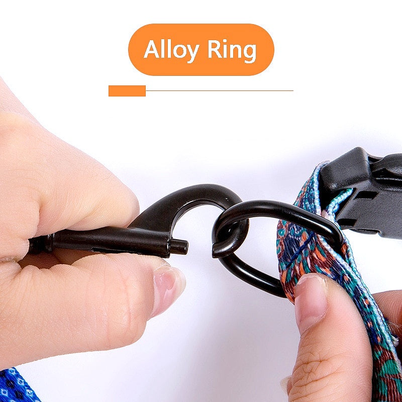 Bohemian Style Nylon Dog Collar Leash Set - My Puppy Fresh