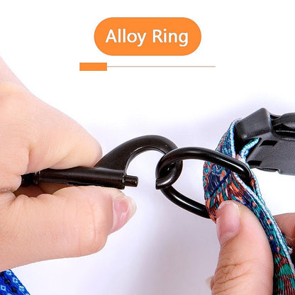 Bohemian Style Nylon Dog Collar Leash Set - My Puppy Fresh