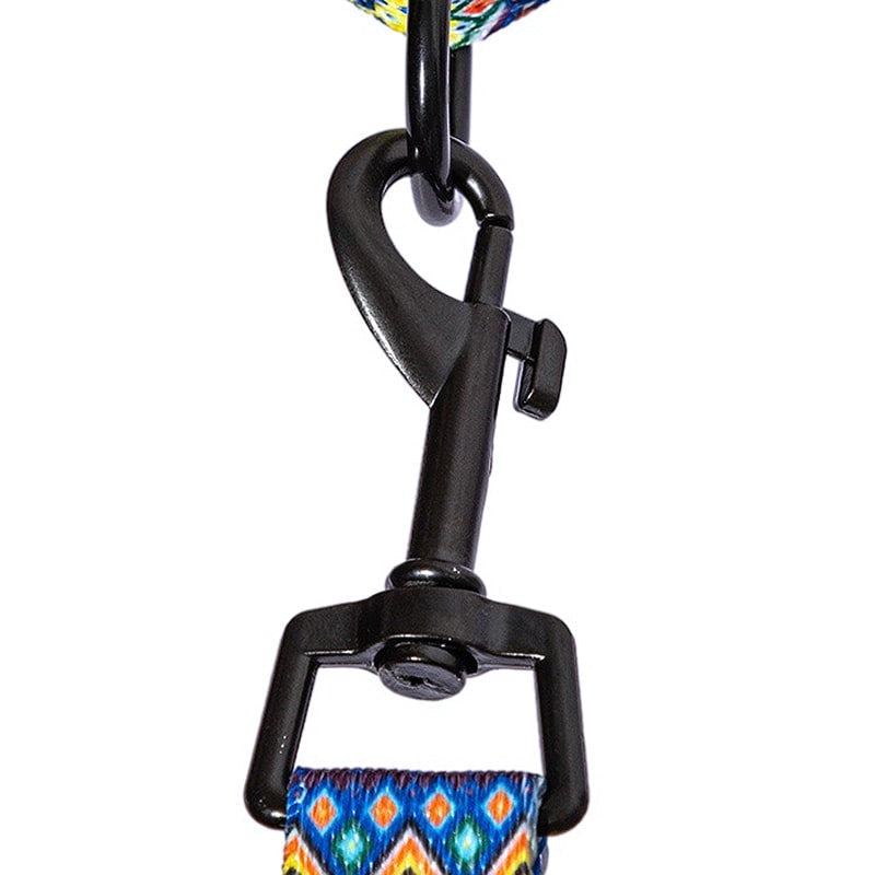 Bohemian Style Nylon Dog Collar Leash Set - My Puppy Fresh