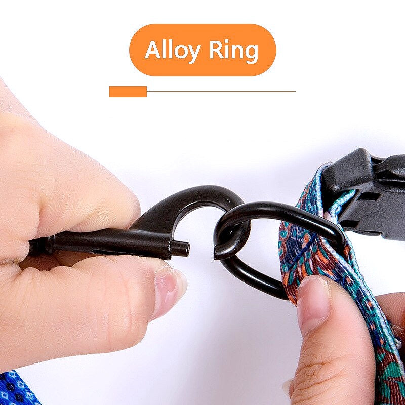 Bohemian Style Nylon Dog Collar Leash Set - My Puppy Fresh