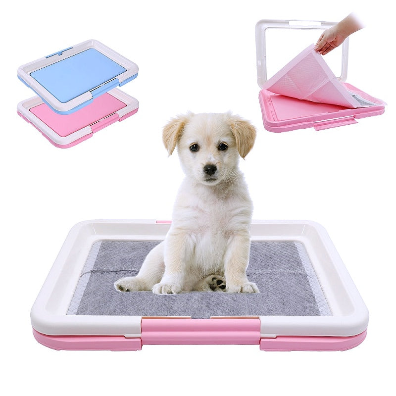 Portable Indoor Dog Training Toilet Tray - My Puppy Fresh