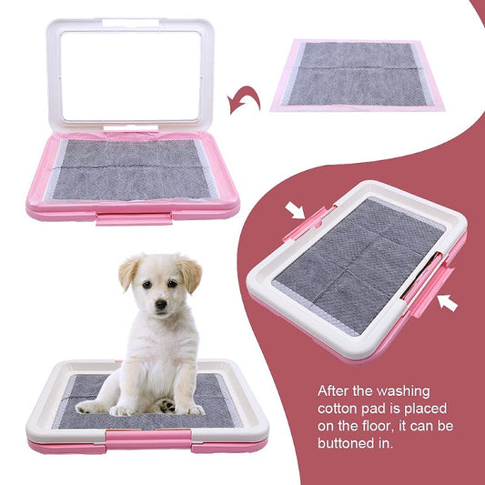 Portable Indoor Dog Training Toilet Tray - My Puppy Fresh