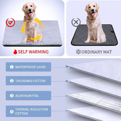 Self Warming Dog Bed Mat - My Puppy Fresh