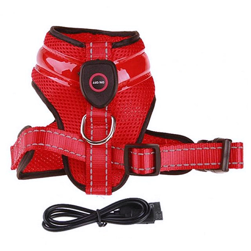 Great Pet LED Harness: No Pull Dog Vest with LED Light - My Puppy Fresh