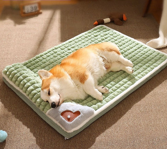 Luxury Plaid Winter Dog Mat - My Puppy Fresh