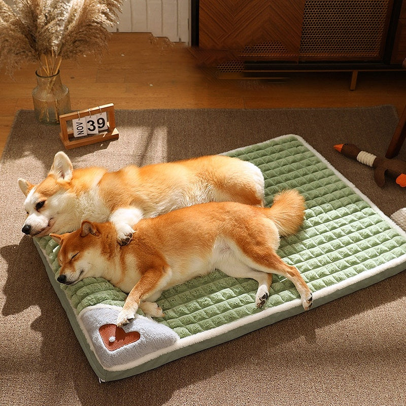 Luxury Plaid Winter Dog Mat - My Puppy Fresh