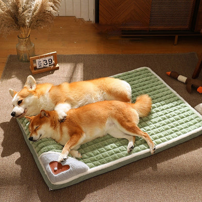 Luxury Plaid Winter Dog Mat - My Puppy Fresh