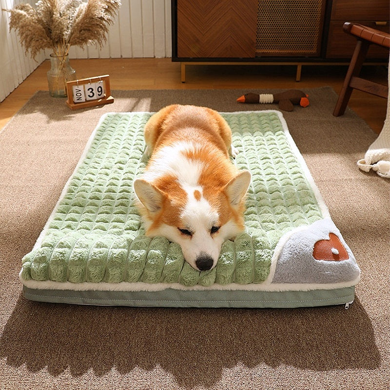 Luxury Plaid Winter Dog Mat - My Puppy Fresh