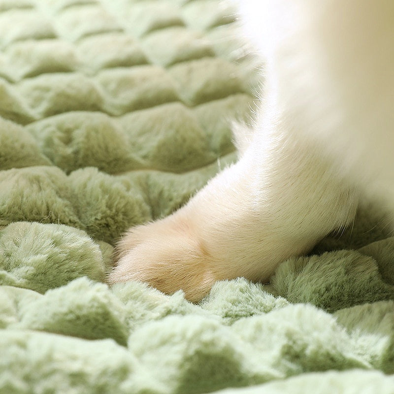 Luxury Plaid Winter Dog Mat - My Puppy Fresh