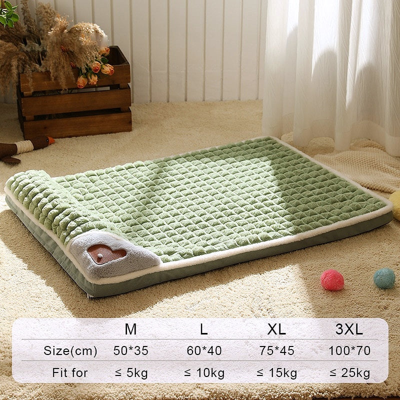 Luxury Plaid Winter Dog Mat - My Puppy Fresh