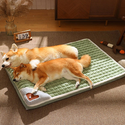 Luxury Plaid Winter Dog Mat - My Puppy Fresh