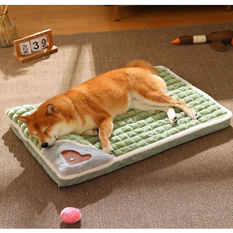 Luxury Plaid Winter Dog Mat - My Puppy Fresh