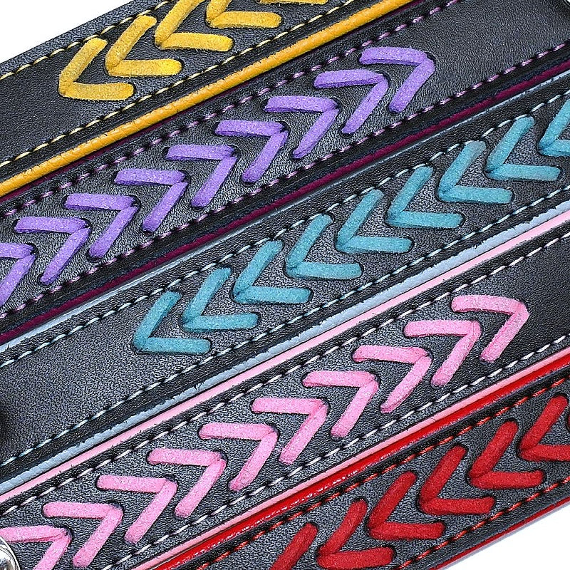 Braided Custom Leather Dog Collars - My Puppy Fresh