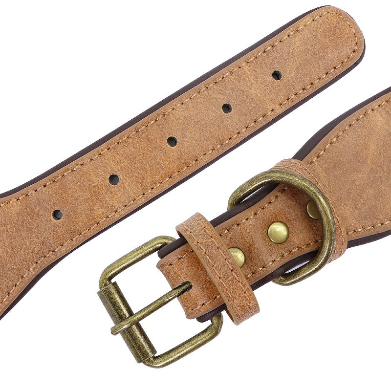 Customizable Leather Stylish Collar - My Puppy Fresh