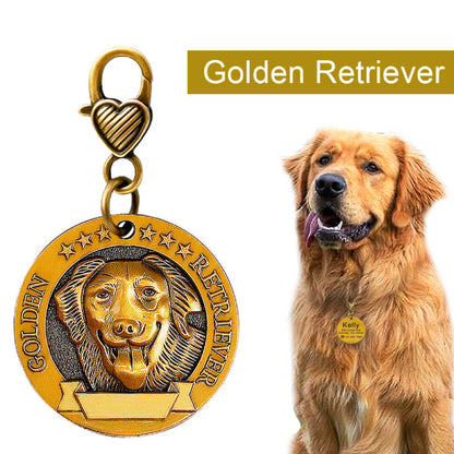 Personalized Gold 3D Dog Tags - My Puppy Fresh