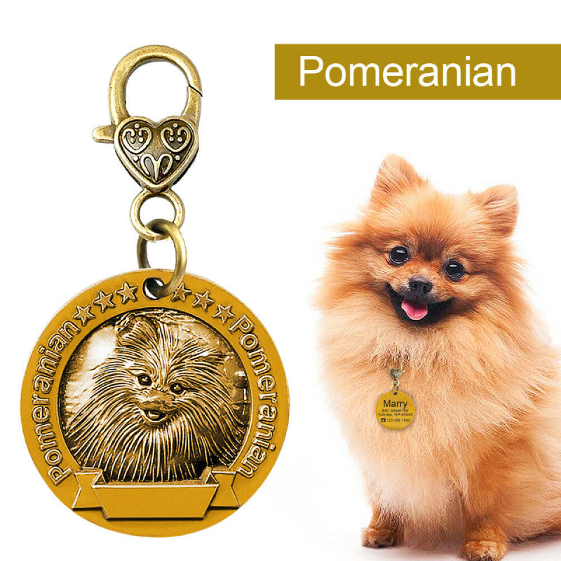 Personalized Gold 3D Dog Tags - My Puppy Fresh