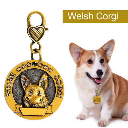 Personalized Gold 3D Dog Tags - My Puppy Fresh