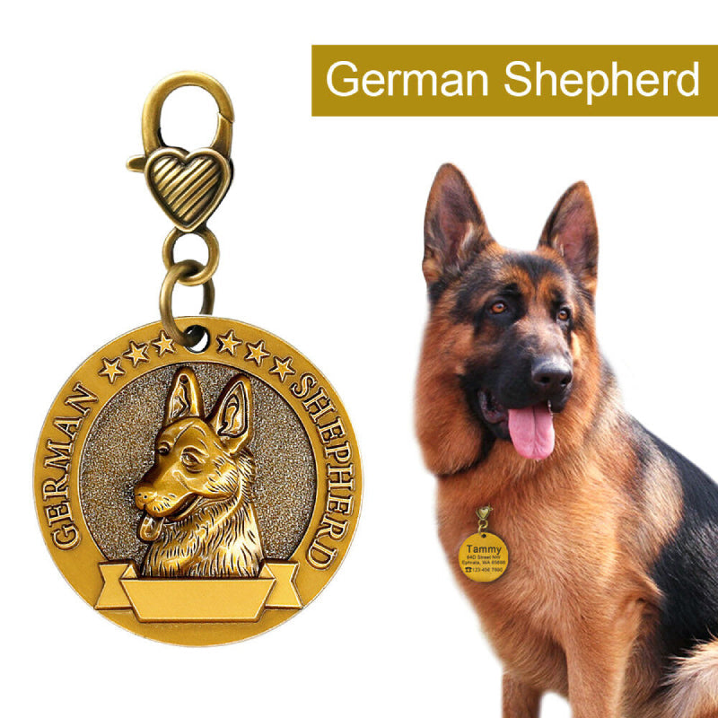 Personalized Gold 3D Dog Tags - My Puppy Fresh