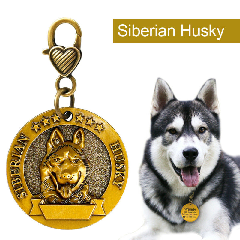 Personalized Gold 3D Dog Tags - My Puppy Fresh