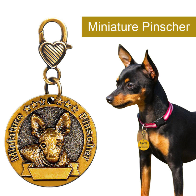 Personalized Gold 3D Dog Tags - My Puppy Fresh