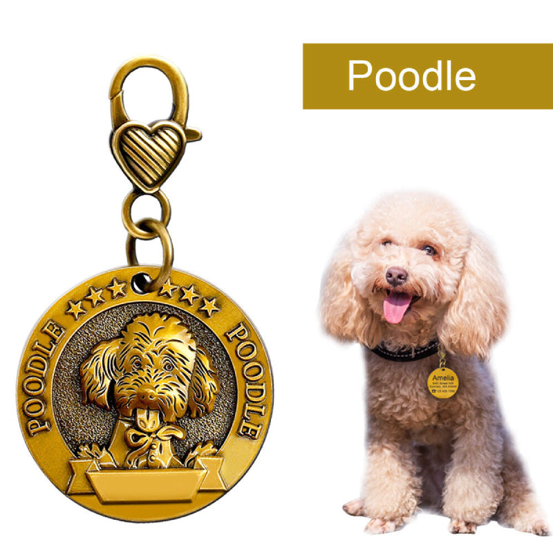 Personalized Gold 3D Dog Tags - My Puppy Fresh