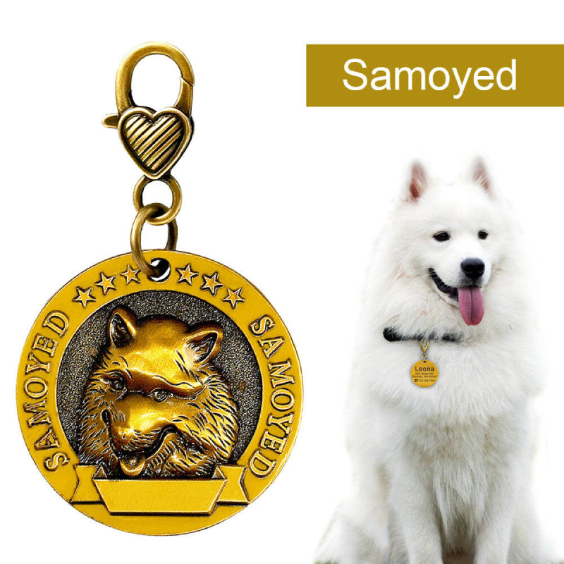 Personalized Gold 3D Dog Tags - My Puppy Fresh