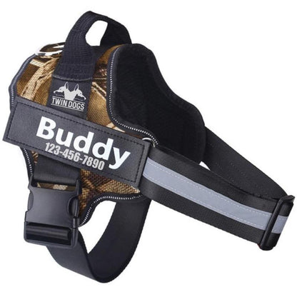 Personalized No Pull Reflective Dog Harness - My Puppy Fresh
