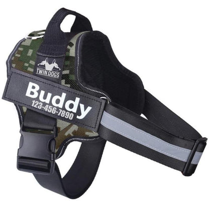 Personalized No Pull Reflective Dog Harness - My Puppy Fresh