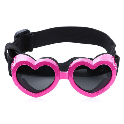 Heart-shaped Pet Sunglasses for UV Protection - My Puppy Fresh