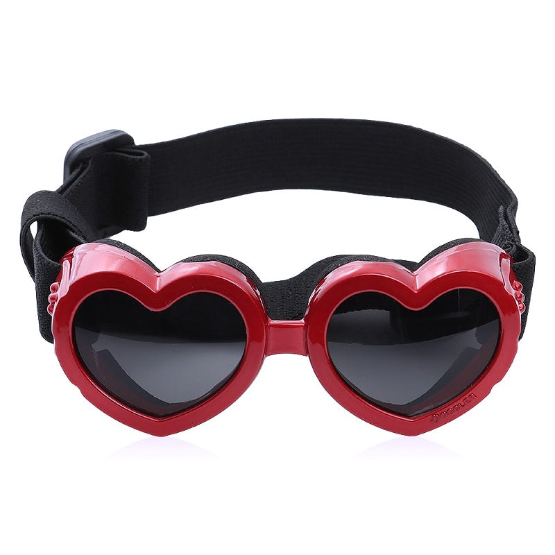 Heart-shaped Pet Sunglasses for UV Protection - My Puppy Fresh