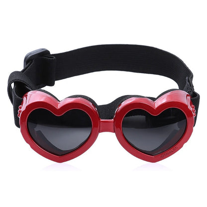 Heart-shaped Pet Sunglasses for UV Protection - My Puppy Fresh