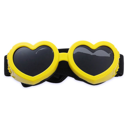 Heart-shaped Pet Sunglasses for UV Protection - My Puppy Fresh