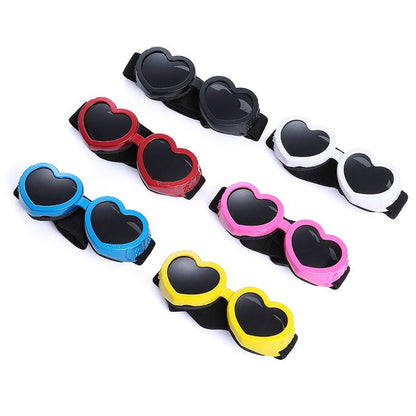 Heart-shaped Pet Sunglasses for UV Protection - My Puppy Fresh
