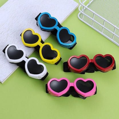 Heart-shaped Pet Sunglasses for UV Protection - My Puppy Fresh