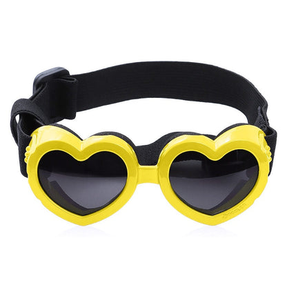 Heart-shaped Pet Sunglasses for UV Protection - My Puppy Fresh