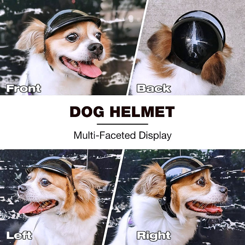Dog Sunglasses and Wind Protection Helmet Set - My Puppy Fresh