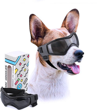Dog Sunglasses and Wind Protection Helmet Set - My Puppy Fresh