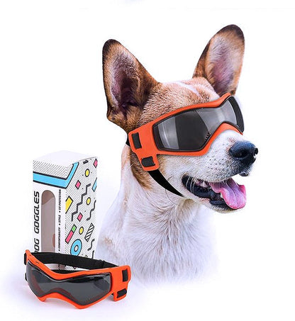 Dog Sunglasses and Wind Protection Helmet Set - My Puppy Fresh