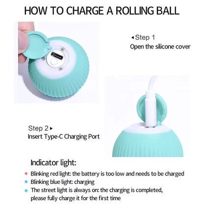 Smart Auto Rolling Ball Dog Toy - My Puppy Fresh