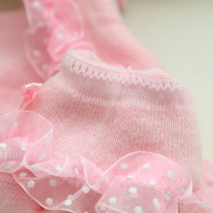 Baby Lace Floral Ankle Socks -  Little-Fresh - []