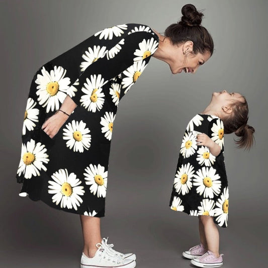 Mom Baby Matching Printed Dress -  Little-Fresh - []